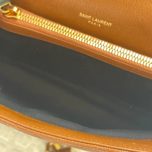 Yves Saint Laurent Medium College in Brick - Picture 14 of 15